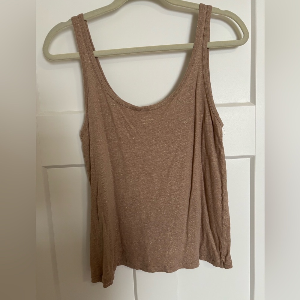 J. Crew Gold Sparkly Tank